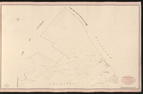 Mesnil-Verclives. Section A _ des Bruyères _ 2e et dernière Feuille