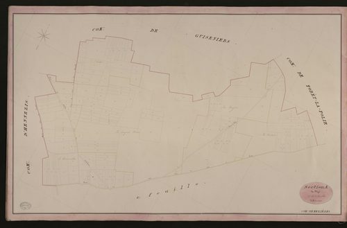 Mézières-en-Vexin. Section A _ de Nézé _ 1re de 2 Feuilles