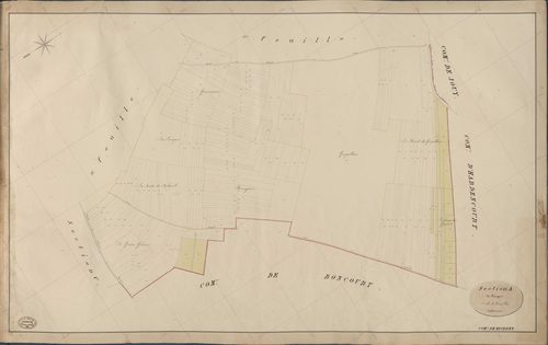 Miserey. Section A _ de Rougeri _ 2e de 3 Feuilles