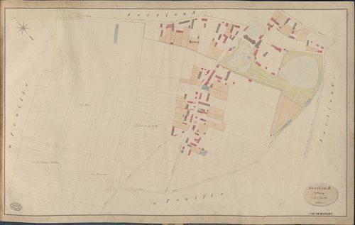 Miserey. Section B _ de Miserey _ 1re de 3 Feuilles