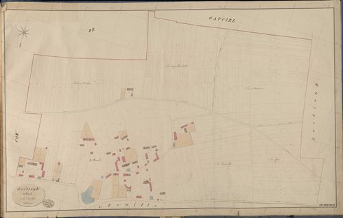 Miserey. Section D _ du Breuil _ 1re de 2 Feuilles
