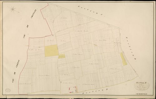 Moisville. Section B _ des Viviers _ Feuille Unique