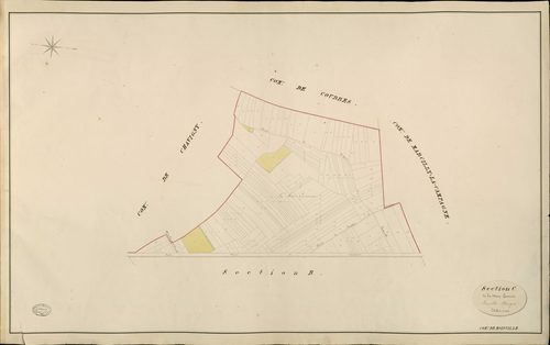 Moisville. Section C _ de la Mare Epineuse _ Feuille Unique