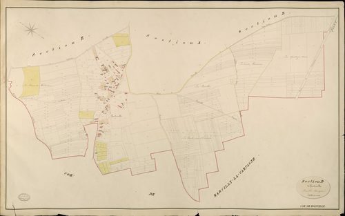 Moisville. Section D _ de Gaudreville _ Feuille Unique