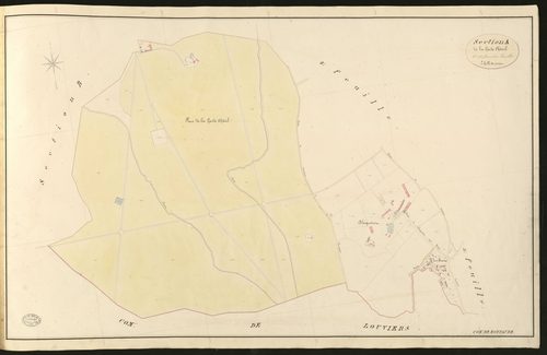 Montaure. Section A _ de la Garde Châtel _ 4e et dernière Feuille