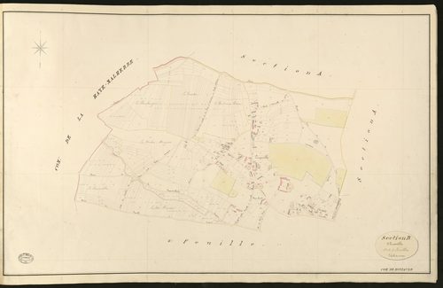 Montaure. Section B _ d' Ecrosville _ 1re de 3 Feuilles