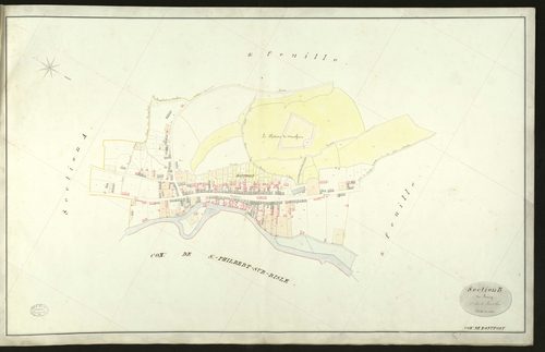 Montfort-sur-Risle. Section B _ du Bourg _ 1re de 3 Feuilles