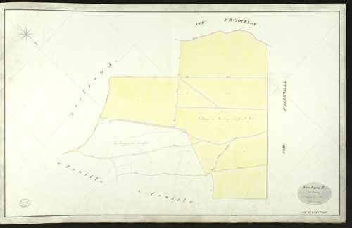 Montfort-sur-Risle. Section B _ du Bourg _ 2e de 3 Feuilles