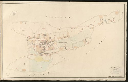 Montreuil-l'Argillé. Section C _ du Bourg _ 1ère de 2 feuilles _ Echelle de 1 à 2500