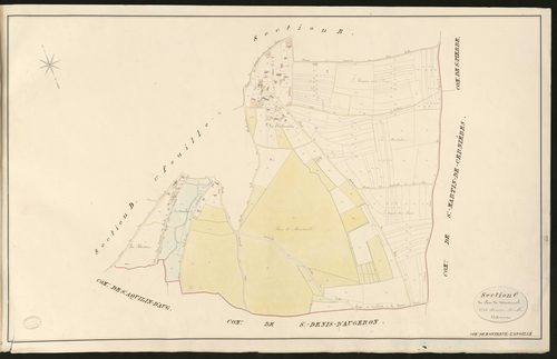 Montreuil-l'Argillé. Section C _ du Bois de Montreuil _ 2ème et dernière feuille _ Echelle de 1 à 2500
