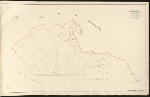 Montreuil-l'Argillé. Section D _ de la Morinière _ 1ère de 3 feuilles _ Echelle de 1 à 2500