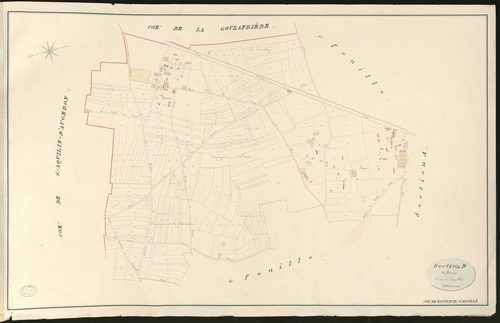 Montreuil-l'Argillé. Section D _ du Fresne _ 2ème de 3 feuilles _ Echelle de 1 à 2500
