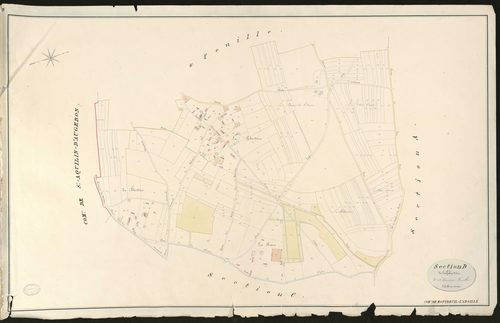 Montreuil-l'Argillé. Section D _ de la Gobardière _ 3ème et dernière feuille _ Echelle de 1 à 2500