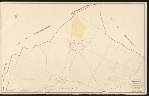 Morsan. Section A _ du Château _ Feuille Unique