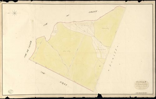 Mouettes. Section B _ de la Houssaye et de Malassis _ 3e et dernière Feuille