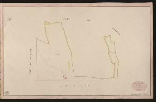 Neaufles-Saint-Martin. Section B _ du Village _ 1re de 5 Feuilles