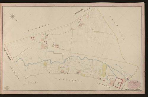 Neaufles-Saint-Martin. Section B _ du Village _ 2e de 5 Feuilles