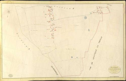 Neubourg (Le). Section I _ du Ressault et de la haie des Mares _ Feuille Unique