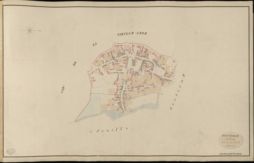 Neuve-Lyre (La). Section A _ du Bourg _ 2e et dernière Feuille
