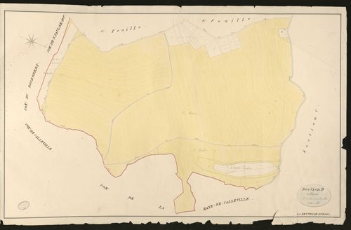 Neuville-du-Bosc (La). Section D _ du Chaussée _ 3e et dernière Feuille
