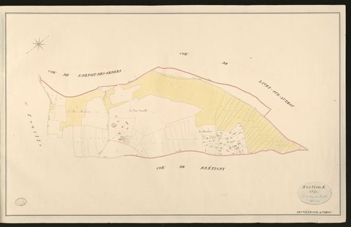 Neuville-sur-Authou. Section A _ de l'Eglise _ 2e et dernière Feuille