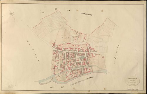 Nonancourt. Section D _ de la Ville _ 1re de 2 Feuilles