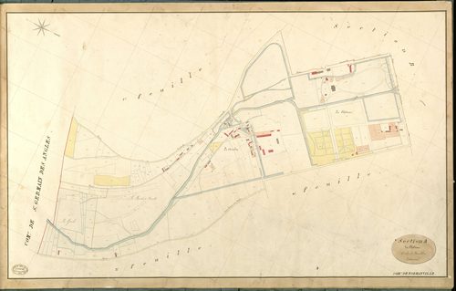 Normanville. Section A _ du Château _ 2e de 4 Feuilles