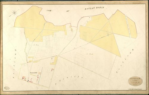 Normanville. Section B _ des Boites _ 1re de 2 Feuilles