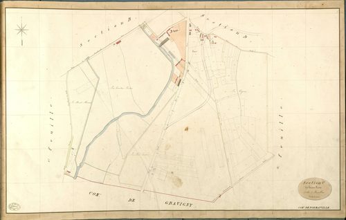 Normanville. Section C _ des hautes Portes _ 2e de 3 Feuilles