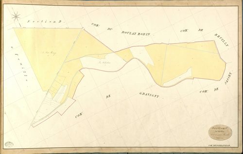 Normanville. Section C _ des Valvalins _ 3e et dernière Feuille