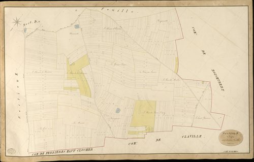 Ormes. Section D _ de l'Eglise _ 4e et dernière Feuille