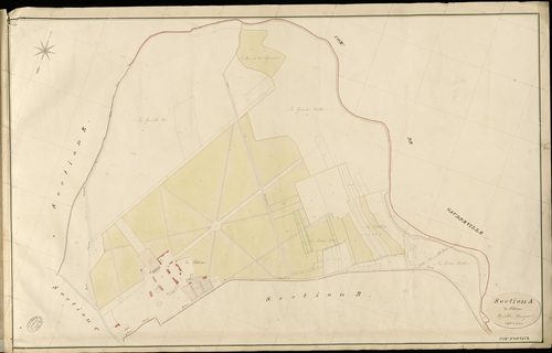 Orvaux. Section A _ du Château _ Feuille Unique