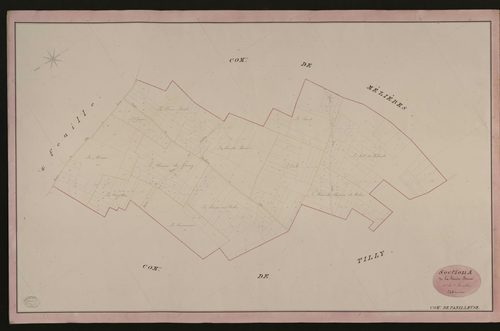 Panilleuse. Section A _ de la haute Borne _ 1re de 2 Feuilles