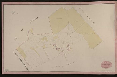 Panilleuse. Section C _ du hameau de Corville _ 1re de 2 Feuilles