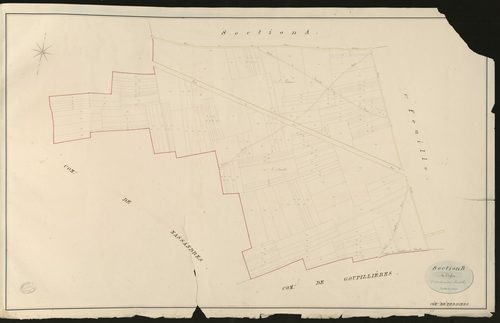 Perriers-la-Campagne. Section B _ de l'Eglise _ 2e et dernière Feuille