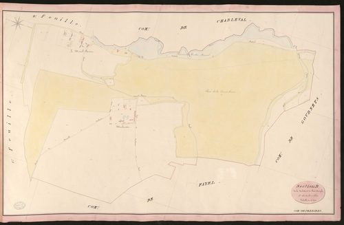 Perriers-sur-Andelle. Section B _ de la Valette et de Bois Meigle _ 3e de 4 Feuilles