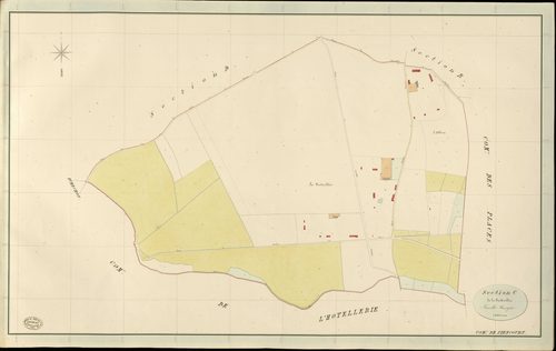 Piencourt. Section C _ de la Fardouillère _Feuille Unique
