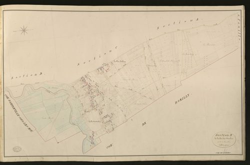 Pitres. Section B _ de la Rue des Moulins _ 1er de 4 Feuilles