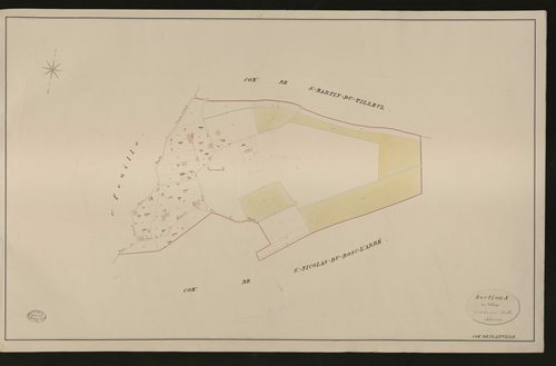 Plainville. Section A _ du village _ 2e et dernière Feuille