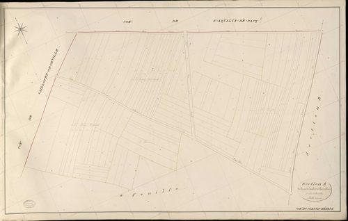 Plessis-Hébert (Le). Section A _ du Poirier de Jacob _ et des Gaudrilleux _ 1re de 4 Feuilles