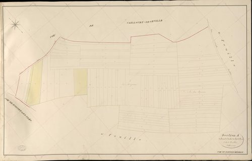 Plessis-Hébert (Le). Section A _ du Poirier de Jacob _ et des Gaudrilleux _ 3e de 4 Feuilles