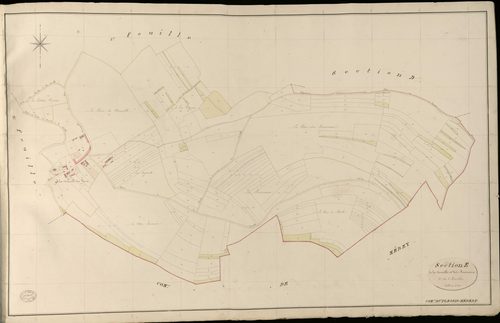 Plessis-Hébert (Le). Section E _ des Courtils et du Long Champ _ 2e de 3 Feuilles