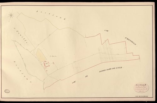 Port-Mort. Section B _ de la Ferme du Thuit _ 2e et dernière Feuille