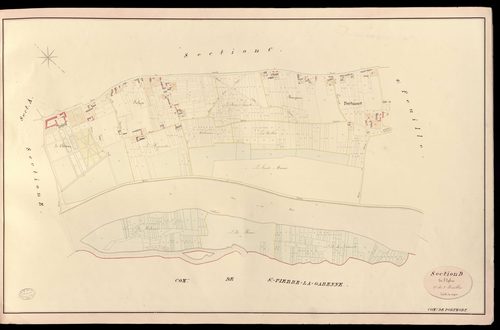 Port-Mort. Section D _ de l'eglise _ 1re de 2 Feuilles