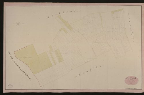 Pressagny-l'Orgueilleux. Section B _ du Bohan _ 1re de 4 Feuilles