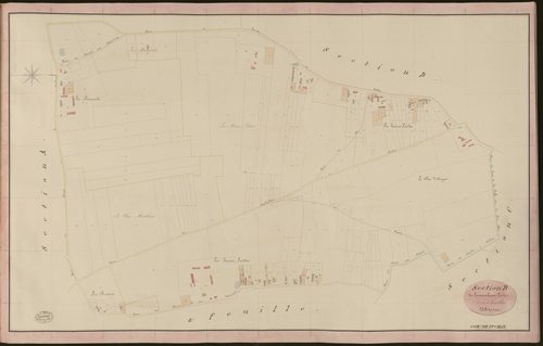 Puchay. Section B _ des hautes et basses Landes _ 1re de 4 Feuilles