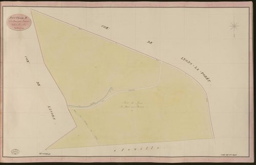 Puchay. Section B _ des hautes et basses Landes _ 3e de 4 Feuilles