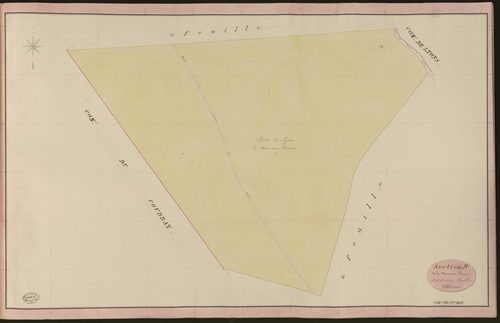 Puchay. Section B _ des hautes et basses Landes _ 4e et dernière Feuille
