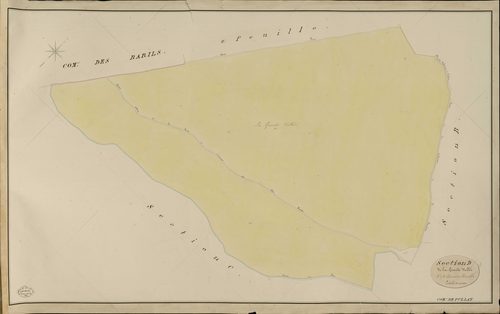 Pullay. Section D _ de la Grande Vallée _ 3e et dernière Feuille