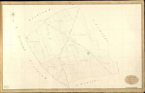 Quittebeuf. Section A _ de la Mare du Hom _ 3e et dernière Feuille